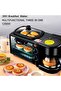 3-in-1 Breakfast Station with Toaster, 600ml Coffee Maker & Frying Pan – Multifunctional Electric Breakfast Maker with Timer, Adjustable Temperature Control & Compact Kitchen Design - 4