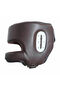 Carbon Nose Protection Closed Boxing Training Helmet Brown L - 3