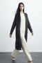 Arval Soft Textured Comfortable Fit Low Long Sleeve Jacquard Hair Braided Knitwear Women's Cardigan & Jacket & Hijab Cardigan - Black - 4
