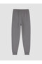Özmarka New Season Gray Printed Boys' Jogger Sweatpants - 6