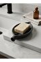 Modern Leaf Soap Dish / 15 cm / Decorative Design with Water Drainage Feature