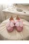 Girls' Pink Color Bow-Tie Orthopedic Stylish Ballet Flats with Anti-Slip Soles