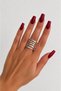 5 Row Adjustable Steel Ring