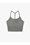 Slim Fit Back Detailed Sleeveless Sports Tank Top with Rope Straps - 3