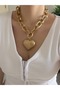 Heart Matte Chain Necklace - 2