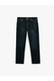 Normal Waist Cotton Pocket Straight Jean Trousers - Mark Jean - 5