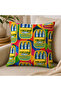 Sardine Patterned Throw Pillow Cover – Fish Themed Decorative Pillowcase 43X43 cm