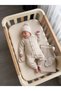 Knitwear Newborn Hospital Release Set of 5 Jumpsuit Blanket Hat Booties Gloves Baby Set - 3