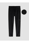 Ozmarka New Season Black Velvet Girls' Tights with Elastic Waist