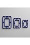 Top-Bottom Curved Rectangular Photo & Mirror Frame Ceramic Cutting Die – Pol... - 8X12 cm - Cream - 2