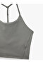 Slim Fit Back Detailed Sleeveless Sports Tank Top with Rope Straps - 5