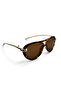 Vespa Leopard Patterned Oval Women's Sunglasses |   55 Ekartman Uv400 Protected - 7