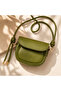 Mini Green Shoulder Strap Detailed Bag