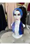 Scarf Bonnet Cotton Fabric Does Not Slip, Ready to Wear, Has a Tie at the Back - 5