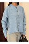 Women's Buttoned Knitwear Cardigan Oversize Soft Textured Knitted Sweater - 5