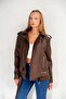 Reysa Fashion Women's Oversize Biker Leather Jacket - 2
