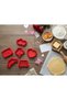 Valentine's Day Themed Special Design 6-Piece Cookie and Dough Mold Set - 2