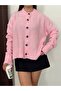 Women's Buttoned Knitwear Cardigan Oversize Soft Textured Knitted Sweater - 6
