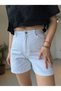 High Waist City Boy Denim Shorts