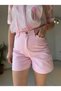 High Waist City Boy Denim Shorts - 3