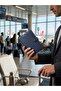 Multi-Purpose Passport Cover and Travel Organizer Hand Bag with Phone, Ticket, Card, and Money Compartments - 2