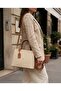 Women's Large Size Shoulder Bag with Multiple Zipper Compartments - 5