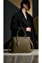 Women's Large Size Shoulder Bag with Multiple Zipper Compartments