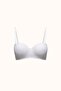 Push-Up Underwire Non-Padded Strapless Bra C17045 White - 3