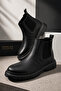 Men's Black Outdoor Chelsea Boots Waterproof Elastic Stitched Lightweight Eva Sole Guaranteed Premium - 3