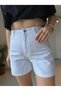 High Waist City Boy Denim Shorts - 3