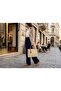 Women's Large Size Shoulder Bag with Multiple Zipper Compartments - 3