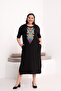 Viscose Dress with Embroidery Detail