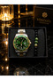 Stylish Wristwatch and Natural Stone Bracelet Set – Elegant Design, Complementary Gift Set - 2