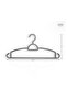 Plastic Hanger 18 Pcs Set Silver - 3