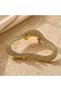 Special Design Women's Gold Color 6 cm Luxury Full Crystal Stone Metal Hairpin - Evening Dresses and Special Occasions - 2