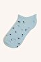 Women's Floral Invisible 7-Piece Cotton Sneaker Socks I3473Axns - 2