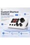 AKP03E Macro Control Deck,6-Key Stream Macro Pad with 3 Knobs & Switches | 6 programmable keys,3knob - 3