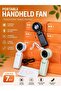 Rechargeable Portable Handheld Fan, 3-Speed Mini Personal Fan with Powerful Airflow and Lanyard