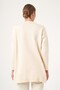 Women's Pearl and Ribbon Detail Sweater Beige 25256 - 6