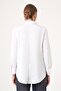 Women's Stone Detailed Poplin Shirt White 31510 - 4