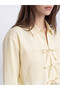 Nevavm Front-Tie Embroidered Women's Shirt with a Difference - 3