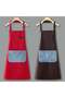 1 Pack Chef Apron For Men And Women Professional For Cooking With Pockets - Adjustable - Bib Aprons - Water & Oil Resistant - 4