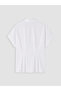 Nevavm Plus Size Poplin Women's Pleated Shirt with Difference - 5