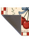 Eta Written and Thematic Modern Woven Base Decorative Carpet Eta4163 - 5