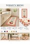 Eta Written and Thematic Modern Woven Base Decorative Carpet Eta4163 - 4