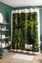 Bathroom Curtain, Botanical Garden and Black Cat Patterned Shower Curtain, Bathtub Curtain 175X200Cm - 4