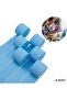 Sky Blue Ribbon Crapone Paper Roll, Flower Making, Handicraft Decoration Paper, 6 Pieces, 4.5 cm X 22 Meters