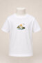 Children's White Series Mixed Prints Cotton Combed Cotton Unisex T-Shirt - 3
