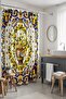 Bathroom Curtain, Lemon Patterned Shower Curtain in a Vase, Bathtub Curtain 175X200Cm - 5