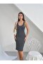Viscose Polka Dot Thick Strap Dress - 2